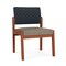 Lesro Lenox Armless Guest Chair, 22.5 in W 26 in L 31.5 in H LW1102 - alternate 1